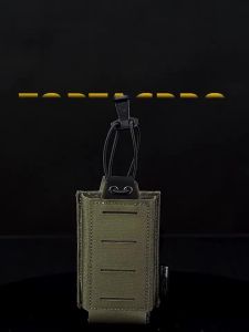 2025TOPTACPRO 556 Single Magazine Clip Bag  M4 Tactical Quick Draw Holster   Cut Elastic molle Toolkit
