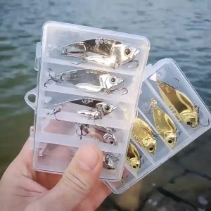 PROBEROS Mồi Câu Cá Vib Bằng Kim Loại Mồi Rung Chìm Nhanh 5G 7G 10G 15G 20G Với Mắt 3D Dụng Cụ Câu Cá Pike Bass DW520