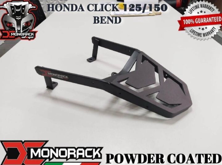 Honda Click 125/150 Bend Plated DC Monorack | Lazada PH