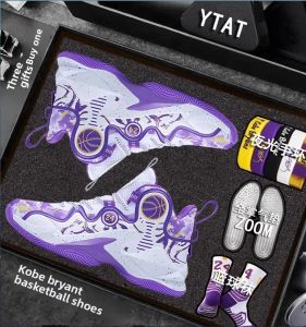 Kobe Basketball Sports Shoes Mens New 2024 Professional Junior High School Students Cement Ground Practical High School Boys