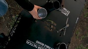 โต๊ะแคมป์ปิง Shine Trip เดินป่า โต๊ะสนาม พับได้ โต๊ะกระดานอลูมิเนียม พร้อมถุงเก็บ