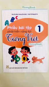 Sách - Phiếu bài tập phát triển năng lực Tiếng Việt lớp 1