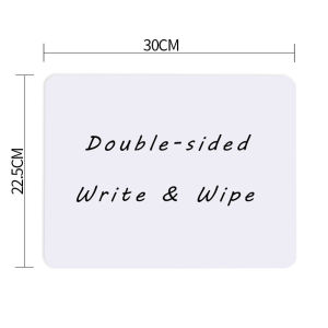 1Pcs White Board Dry Erase Board Mini Double Sided Personal Whiteboard Board Dry Erase Lapboard White Board for Classroom Office