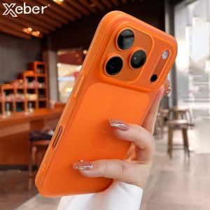 เคสโทรศัพท์แบบด้านโปร่งแสงอย่างเป็นทางการ สำหรับ iPhone 17 Air 16 15 14 Plus 13 12 11 Pro Max ป้องกันแรงกระแทก บางเฉียบ แข็งแรง ผลิตจากพลาสติก PC