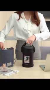Bộ hộp cơm giữ nhiệt TAFUCO T2542 1.5L 3 ngăn Inox 304 + tặng kèm set muỗng đũa Inox 304 và túi giữ nhiệt