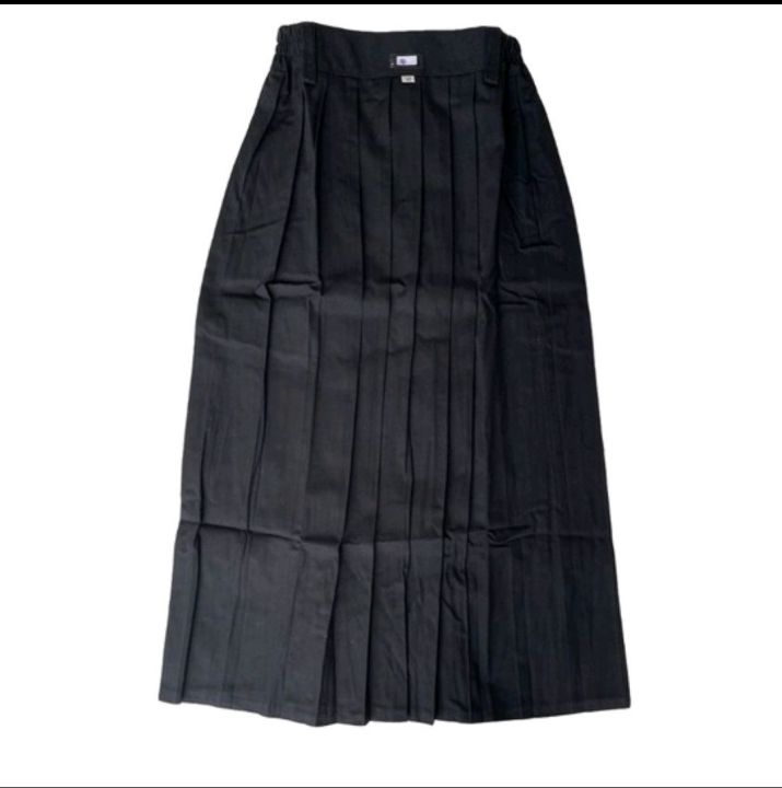 rok seragam sekolah warna hitam panjang rempel anak perempuan kelas 1-6 ...