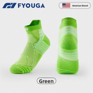 FYOUGA | Professional Running Compression Socks Breathable Anti-slip Durable