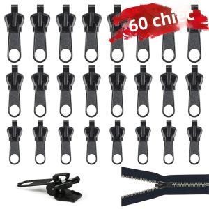 Bộ Dụng Cụ Sửa Chữa Khóa Kéo Đa Năng Tức Thì 6-60 Chiếc Đa Chức Năng Thay Thế Răng Khóa Kéo Bằng Nhựa & Kim Loại Cho Quần Áo