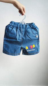 Kids Soft Denim Ice Cream Print Shorts Boy Jean shorts toddlers casual short pants boys fashion bottoms baby shorts C112