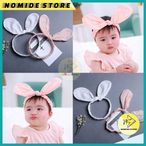 Bandana Bayi Korea Anak Perempuan Telinga Kelinci Besar Aksesoris Hiasan Rambut Balita AK236