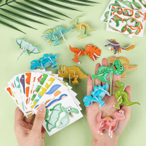 30Pcs 3D Animals Foam Puzzles for Kids Montessori Educational DIY Toys Jigsaw Puzzles Set for Children Toddlers Birthday Gifts