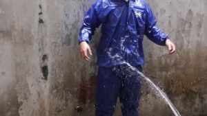 Jas Hujan Pria Setelan Mantel Besar Anti Rembes Original