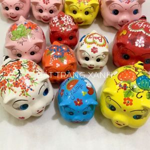 Heo/Lợn Đất Tiết Kiệm Đủ Size (Kèm video ảnh thật) - Hàng Gốm Sứ Bát Tràng Vẽ Tay