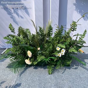  YYBAIO | Wedding Aisle Runner Decorative Eucalyptus Large Artificial Flowers