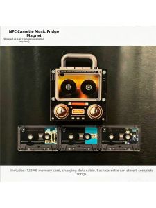 AMU·PIGGY | NFC Auto-Play Music Acrylic Fridge Magnet