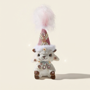 LONGKUI | Cultural and Creative Souvenir Sheep Plush Toy Keychain