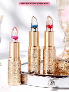 Long-Lasting Moisturizing Color-Changing Flower Petal Lipstick Waterproof Non-Stick Cup Heat-Sensitive Pregnant Women Friendly