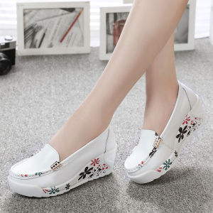 Breathable Comfortable Soft Thick Heel Loafers