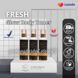 {Bisa COD} FRESH GLOW BODY TONER/Toner Badan Bisa Mencerahkan Kulit Badan |Higlow Skincare BPOM