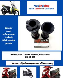 HANPAD-Handpad-Handgrip semua motor beat karbu scoopy karbu vario 110 vixion crf mio-m3-mio soul-tiger-megapro-crf-mx-jupiter z supra grand rxking Vario-vario 125 a grade bahan elastisMio M3 125-Z-S/Lexi-S-ABS