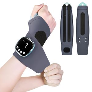 DEYU Ems Wrist Massager Cordless Wrist Heating Pad Electric Hand Massager With Heat Adjustable Length Universal Left & Right