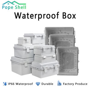 IP66 Electrical Plastic Enclosure  ABS Power Junction Box Outdoor Waterproof Distribution Box for Electric Instrument Project