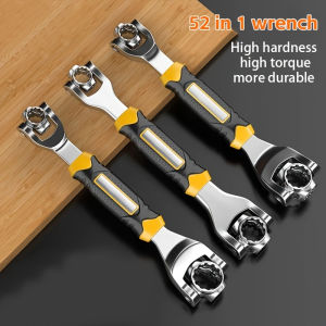 1 PCS 52 In 1 Universal Socket Wrench Set 360 Rotating Head With Rubber Handle For Home Car Repair Professional Tool Kit
