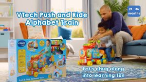 Original Vtech 4 in 1 Sit To Stand Ultimate Alphabet Train- Ride On Car/ Learning Walker/ Wagon (Red) Vtech Train Baby Toys | Mainan Keretapi Budak | Mum & Baby Love