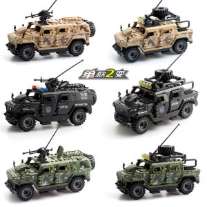 World War 2 WW2 Army Military Soldiers Police SWAT Armored Vehicle Model Building Blocks Bricks Childrens Toys Gift ﻿