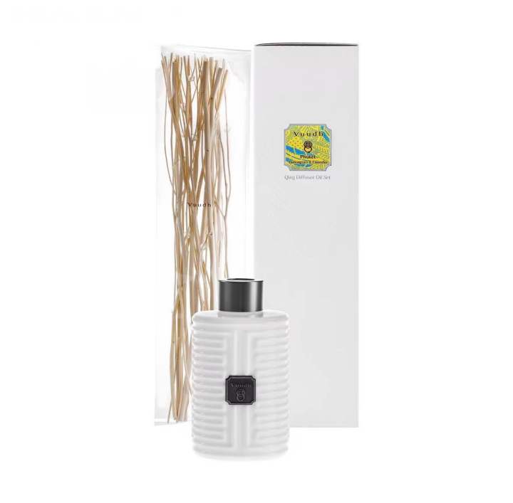 VUUDH PHUKET (LEMONGRASS & LAVENDER) DIFFUSER OIL 200 ML. ก้านไม้หอม ...