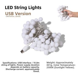 Mobi Garden | Outdoor Ambience Light String Tent Decoration Colorful Flashing Light