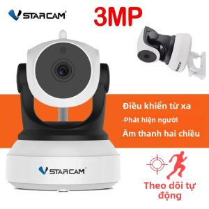 Camera IP Không Dây Vstarcam 3MP HD WiFi Trong Nhà An Ninh Gia Đình Tầm Nhìn Ban Đêm PTZ Màn Hình Trẻ Em Với Zoom Kỹ Thuật Số Để Giám Sát