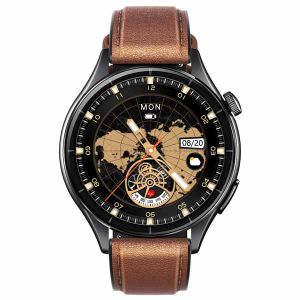 NORTH EDGE ET458 AMOLED Display ECG Micro-physical examination Health Monitoring Smartwatch BMI Measurement Blood Pressure Oxygen IP68 Outdoor flashlight Compatible Android iOS