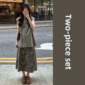 SENWA | Stylish Korean Style Petite Floral Dress Set