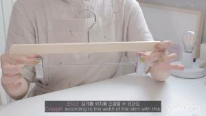 IKEA ไม้หนีบกางเกง & กระโปรง BUMERANG ไม้แขวนเสื้อ ใช้ได้ทั้งภายในและนอกอาคาร