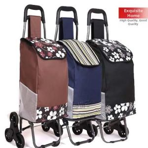 MEISITEKEKE | Portable Folding Shopping Trolley