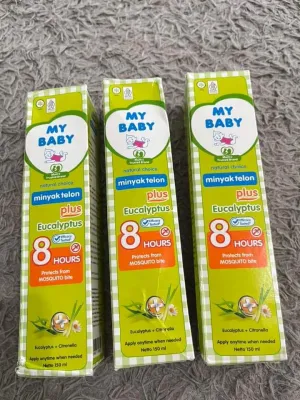 [3PCS] MY BABY Minyak Telon Plus Eucalyptus 150 ML