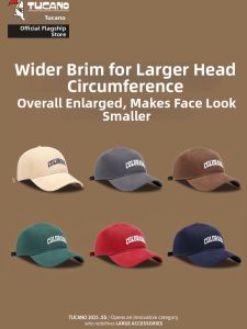 TUCANO | Large Fit Face Slimming Wide Brimmed Baseball Cap