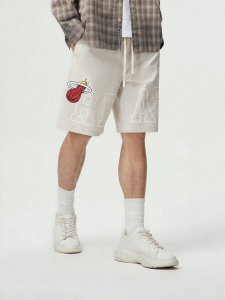 Jack Jones | NBA Heat Collaboration Printed Casual Men Shorts
