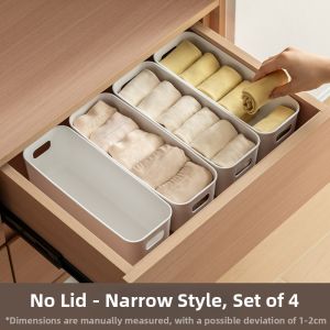 LANJIAOLUO | Lidded Storage Box Multi-use Organizer