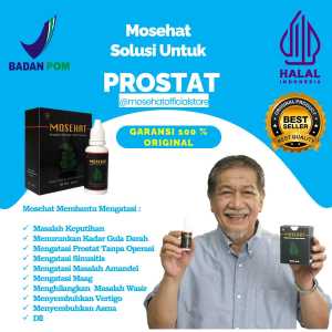 Obat Prostat MOSEHAT TETES HERBAL Hernia Kelingsir Kondor Turun berok - 1 Pcs