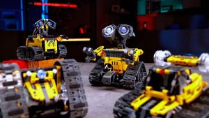 Đồ Chơi Lắp Ráp Kiểu LEGO Mô Hình ROBOT Wall-E Disney Điều Khiển Từ Xa Biến Hình 3in1 Robot Biết Yêu Với 500+ PCS IM8039