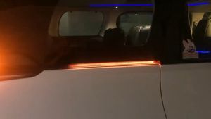 [Ready Stock]Toyota vellfire alphard agh30 rear side door sliding slide safety led lamp light 2015-2021(Rainbow Colour)