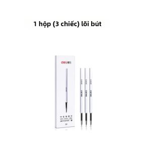 deli | Bút Mực Gel DELI 05mm Bút Ký Kim Loại Màu Bạc Vàng - Dụng Cụ Văn Phòng Viết Bằng Kim Loại