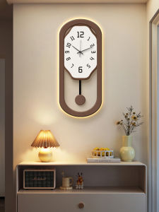 ZEDUO | Silent Swinging Vintage Creative Home Wall Clock