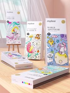 🎨 MIDEER ARTS 🎨 *NEW* POCKET WATERCOLOR PAINTING BOOK WITH BUILT IN PIGMENTS children kids arts crafts educational toy travel airplane outdoor