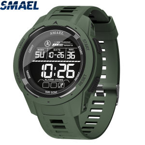 SMAEL 8105 Digital Watches Sports LED Wristwatches Mens 50m Waterproof Watch Digital Light Stopwatch Watch for Men