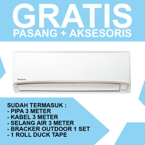 AC Panasonic 1 PK WKJ STANDARD FREE PASANG + AKSESORIS