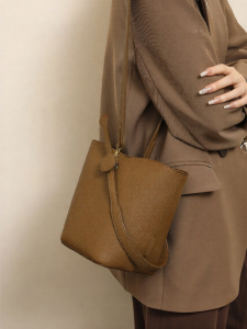 Somay | Womens Small Leather Bucket Handbag Crossbody Shoulder Clutch