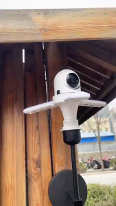 Bulb Camera CCTV WiFi Wireless 1080P Motion Tracking Color Night Vision 360 PTZ Security E27 V380 PRO App Control Alarm